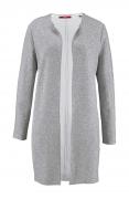 Marken-Sweatmantel grau