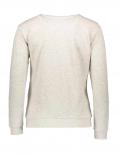 Marken-Sweatshirt mit Pailletten ecru-melange