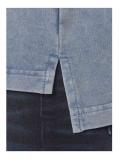 Marken-Sweatshirt mit Pailletten rauchblau