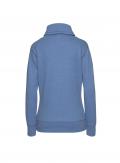 Marken-Sweatshirt mit Stehkragen jeansblau