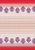 Marken-Tagesdecke rot-beige-bunt, Gr.1