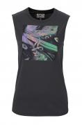 Marken-Tanktop anthrazit Gr. S