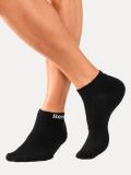 Marken-Tennis-Kurzsocken im 6er Pack schwarz