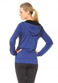 Marken-Trainingsjacke blau