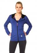 Marken-Trainingsjacke blau