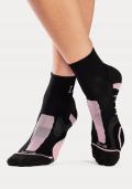 Marken-Trekkingsocken im 3er Pack schwarz- bunt