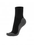 Marken-Wandersocken 2er Pack schwarz