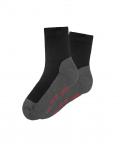 Marken-Wandersocken 2er Pack schwarz