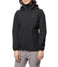 Marken-Wasserdichte 2-Lagen-Outdoorjacke schwarz