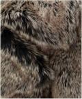 Marken-Webpelzjacke braun Größe S