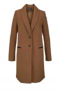 Marken-Wollmantel camel