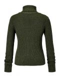 Marken-Wollpullover khaki