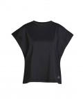 Marken-Yoga-Shirt schwarz