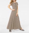 Maxikleid beige-ecru