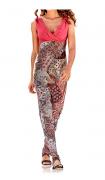 Maxikleid koralle-bunt Gr. 36