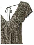 Maxikleid sand-schwarz