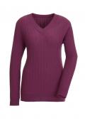 Merino-Kaschmir-Pullover beere