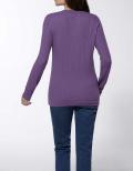 Merino-Kaschmir-Pullover flieder