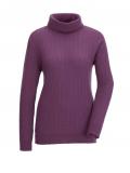 Merino-Kaschmir-Rollkragenpullover flieder