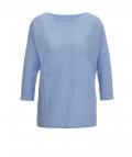 Merinowolle-Pullover blau