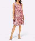 Modal-Druckkleid rosenholz