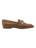 Nappaleder-Slipper cognac