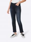 Optimizer-Stretchjeans blau