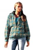 Outdoorjacke bunt kariert