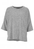 Oversized-Pullover grau-melange