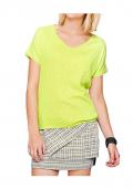 Paillettenshirt limette