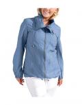 Parkajacke jeansblau