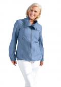 Parkajacke jeansblau