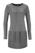 Patchpullover grau