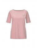 Pima-Baumwolle-Stretchshirt mit Strass hortensie