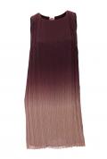 Plisseekleid bordeaux