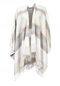 Poncho beige-creme