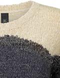 Pullover blaugrau-bunt