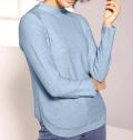 Pullover blue-meliert