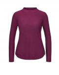 Pullover bordeaux-meliert