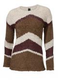 Pullover cognac-bunt