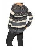Pullover grau-ecru