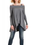 Pullover grau-melange