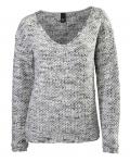 Pullover grau meliert