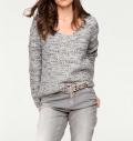 Pullover grau meliert
