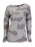 Pullover grau-silber