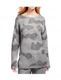 Pullover grau-silber