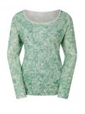 Pullover mint-ecru