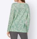 Pullover mint-ecru