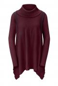 Pullover mit Kaschmir bordeaux