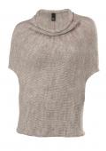 Pullover mit Pailletten taupe